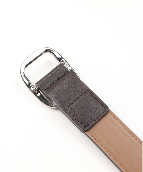 Right-on（ライトオン）の「【HONEYSUCKLE ROSE】ピンレスリバーシブルベルト（ベルト・レディース・ブラウン/ブラック・フリー）」の8枚目の写真