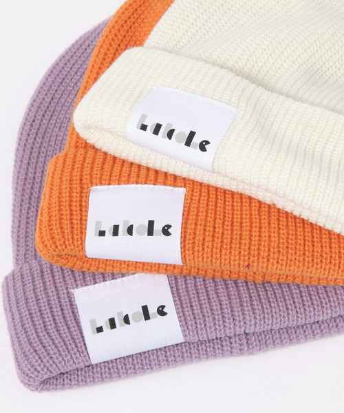 LAKOLE(ラコレ)の「【らこれキッズ】ニットワッチ / 588183(ニットキャップ/ビーニー・キッズ・ホワイト/ブラック/ラベンダー/オレンジ・FREE)」の13枚目の写真