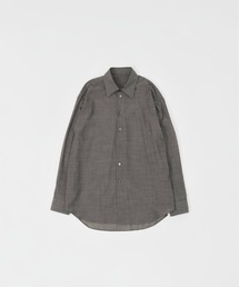 LAPIIS（ラピス）の「FINE WOOL CHAMBRAY SHIRT（シャツ/ブラウス）」