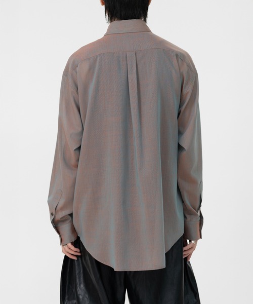 トップス [LAPIIS] FINE WOOL CHAMBRAY SHIRT FINE WOOL CHAMBRAY SHIRT（シャツ/ブラウス）｜LAPIIS（ラピス）の