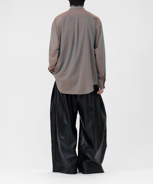 FINE WOOL CHAMBRAY SHIRT（シャツ/ブラウス）｜LAPIIS（ラピス）の