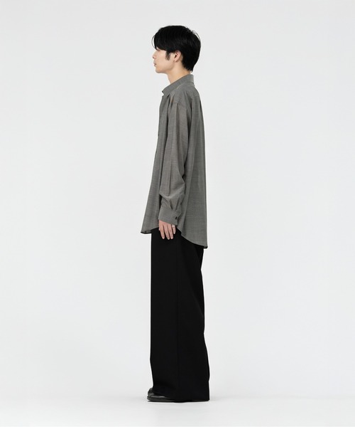 セール】FINE WOOL CHAMBRAY SHIRT（シャツ/ブラウス）｜LAPIIS