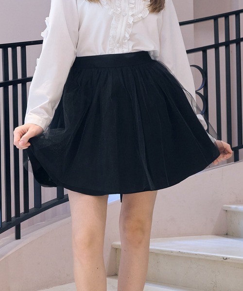 【mieya mieya】LADY TULLE SK/レディチュールスカート