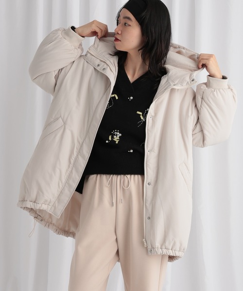 mysty woman（ミスティウーマン）の「フラワービジューニット 588942（ニット/セーター・レディース・パープル/グレー/ブラック・FREE）」の5枚目の写真