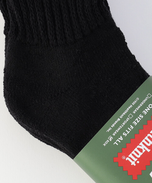 FREAK'S STORE（フリークスストア）の「ｼﾝｶｰBLACK無地ｸｳｫｰﾀｰ(25.0-27.0cm対応)（ソックス/靴下・メンズ・ブラック・ONE SIZE）」の4枚目の写真