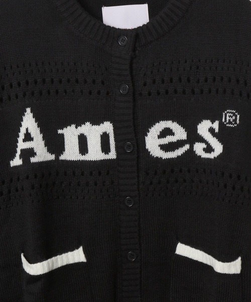 AMESWORLDWIDE（アメスワールドワイド）の「AMES WORLDWIDE／PUNCHED カーディガン（カーディガン/ボレロ・レディース・ブラウン/アイボリー/ブラック・FREE）」の12枚目の写真