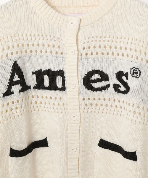 AMESWORLDWIDE（アメスワールドワイド）の「AMES WORLDWIDE／PUNCHED カーディガン（カーディガン/ボレロ・レディース・ブラウン/アイボリー/ブラック・FREE）」の13枚目の写真