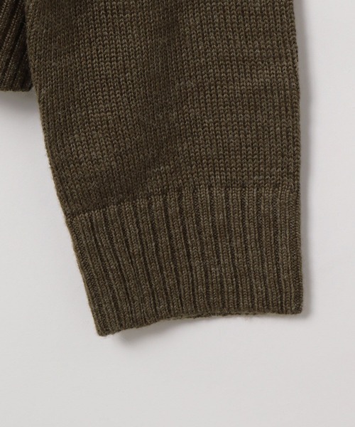 AMESWORLDWIDE（アメスワールドワイド）の「AMES WORLDWIDE／PUNCHED カーディガン（カーディガン/ボレロ・レディース・ブラウン/アイボリー/ブラック・FREE）」の8枚目の写真