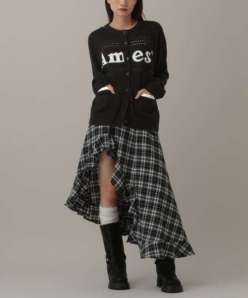 AMESWORLDWIDE（アメスワールドワイド）の「AMES WORLDWIDE／PUNCHED カーディガン（カーディガン/ボレロ・レディース・ブラウン/アイボリー/ブラック・FREE）」の14枚目の写真