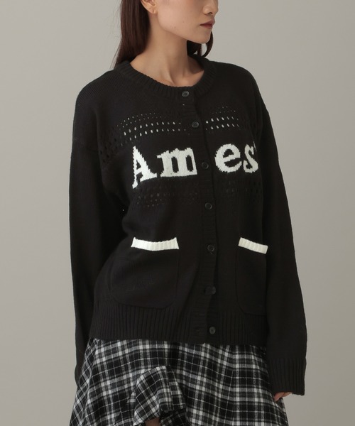 AMESWORLDWIDE（アメスワールドワイド）の「AMES WORLDWIDE／PUNCHED カーディガン（カーディガン/ボレロ・レディース・ブラウン/アイボリー/ブラック・FREE）」の17枚目の写真