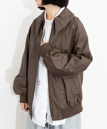 leather blouson