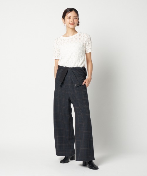 HELIOPOLE（エリオポール）の「JUMP SUITS(BARE TOP)（その他パンツ・レディース・ベージュ/ネイビー・36/38）」の8枚目の写真