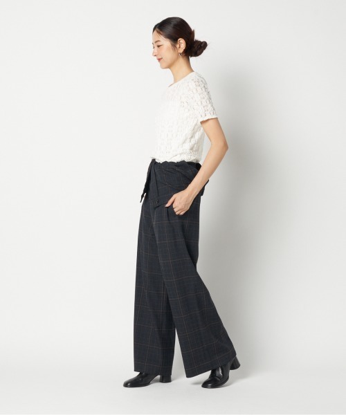 HELIOPOLE（エリオポール）の「JUMP SUITS(BARE TOP)（その他パンツ・レディース・ベージュ/ネイビー・36/38）」の5枚目の写真