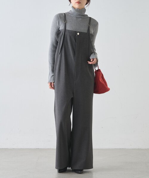 (kuroinu0909)日本製SEAシー リネン混チャイナオーバーオール 日本製 SEAシー リネン混 グレー チャイナオーバーオール