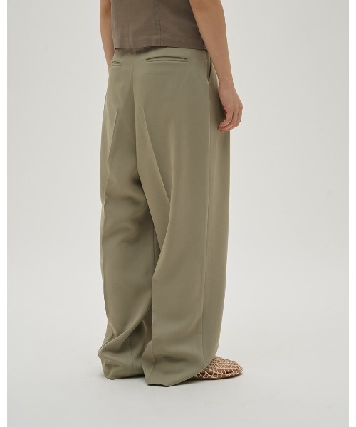 TODAYFUL（トゥデイフル）の「Tuck Wide Trousers（その他パンツ・レディース・チョコ/セージグリーン/ブラック・36inch/38inch）」の15枚目の写真