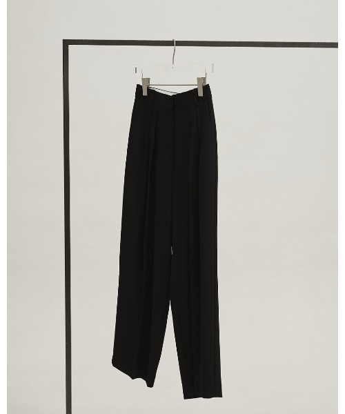 TODAYFUL（トゥデイフル）の「Tuck Wide Trousers（その他パンツ・レディース・チョコ/セージグリーン/ブラック・36inch/38inch）」の6枚目の写真