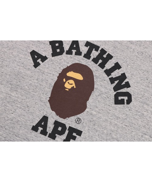 A BATHING APE(アベイシングエイプ)の「COLLEGE RELAXED FIT CREWNECK SWEATSHIRT(スウェット・キッズ・グレー/チャコール・150/160)」の5枚目の写真