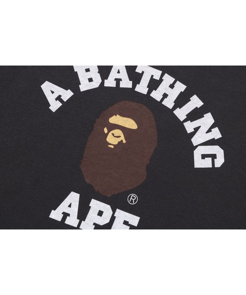 A BATHING APE(アベイシングエイプ)の「COLLEGE RELAXED FIT CREWNECK SWEATSHIRT(スウェット・キッズ・グレー/チャコール・150/160)」の6枚目の写真