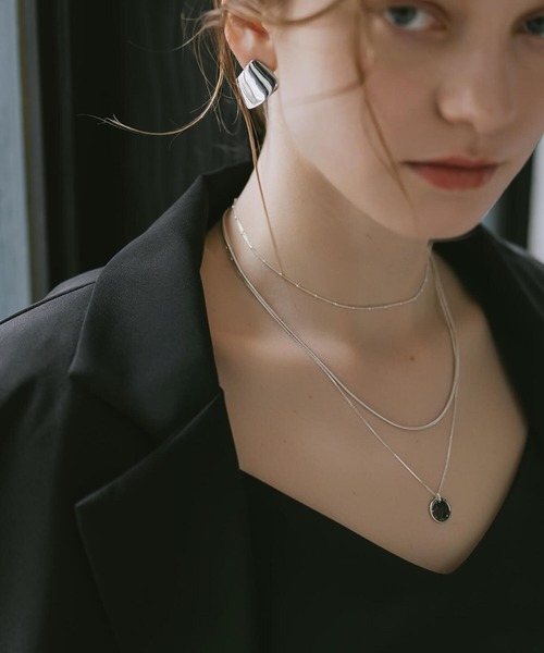 Ops.（オプス）の「ピアス ゴールド シルバー925 フープピアス 金属アレルギー対応 【Mirava ミラヴァ】（ピアス（両耳用）・レディース・ゴールド/シルバー・ONE SIZE）」の7枚目の写真