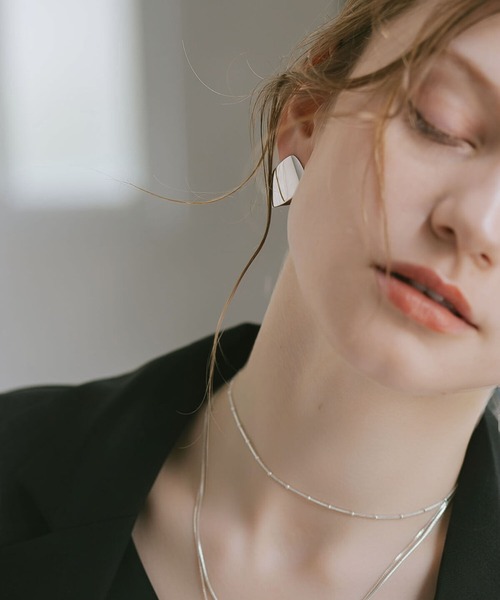 Ops.（オプス）の「ピアス ゴールド シルバー925 フープピアス 金属アレルギー対応 【Mirava ミラヴァ】（ピアス（両耳用）・レディース・ゴールド/シルバー・ONE SIZE）」の16枚目の写真