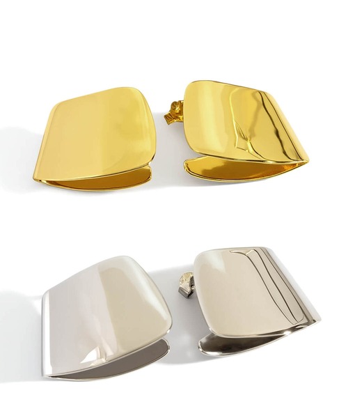 Ops.（オプス）の「ピアス ゴールド シルバー925 フープピアス 金属アレルギー対応 【Mirava ミラヴァ】（ピアス（両耳用）・レディース・ゴールド/シルバー・ONE SIZE）」の12枚目の写真