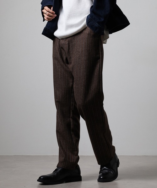 セール】ウールライクストライプパンツ（その他パンツ）｜revertical