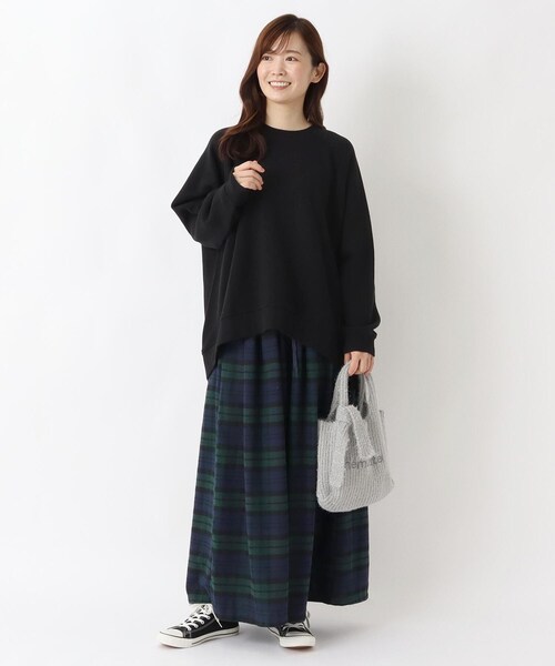 one'sterrace（ワンズテラス）の「ＨＥ　ラメシャギーロゴバッグ（トートバッグ・レディース・シルバー系8/グレー系その他7・99）」の7枚目の写真
