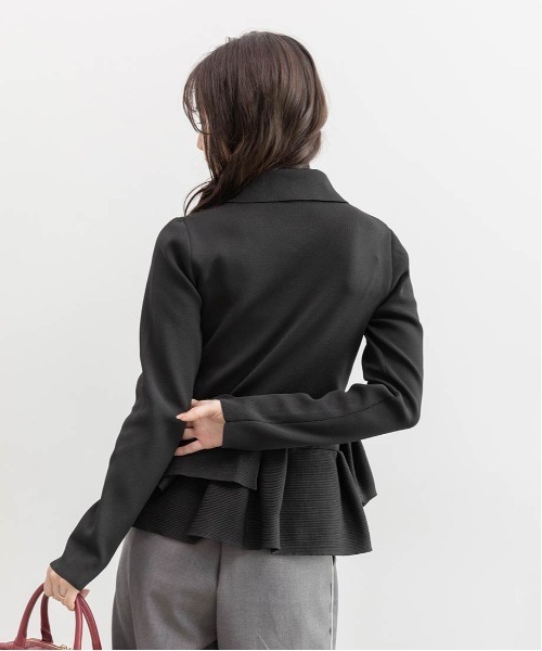 RANDA（ランダ）の「ランダムペプラムスポンディッシュニット（ニット/セーター・レディース・パープル/ブラック/グレー・FREE）」の10枚目の写真