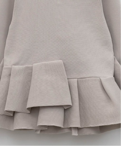 RANDA（ランダ）の「ランダムペプラムスポンディッシュニット（ニット/セーター・レディース・パープル/ブラック/グレー・FREE）」の20枚目の写真