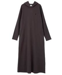 RIB HOODIE DRESS