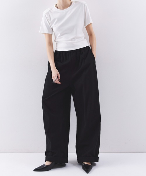 HANNE(アン)の「コットンロールアップカーブパンツ(その他パンツ・レディース・ベージュ/ネイビー/ホワイト/ブラック/ライトベージュ/カーキ・S/M)」の18枚目の写真