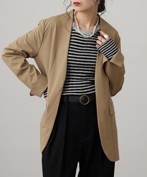 OMNES（オムネス）の「TRストレッチ ノーカラージャケット（ノーカラージャケット）」