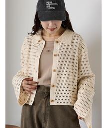 ehka sopo | ◎襟付きカーディガン(カーディガン/ボレロ)