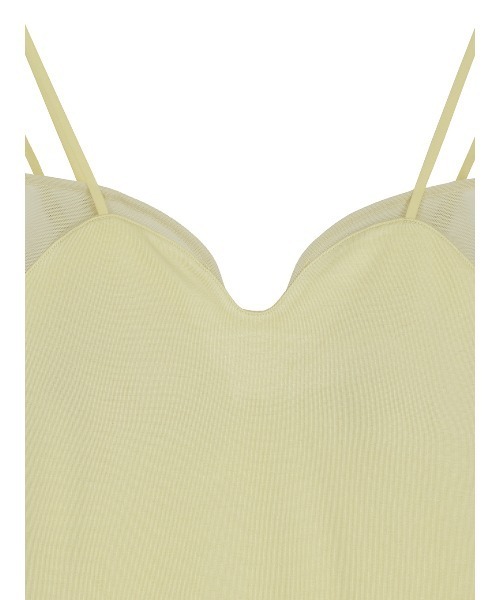 MIZUNO(ミズノ )の「Mizuno×Ameri SHEER DOCKING CAMISOLE TOP(キャミソール・レディース・ブラウン/ブラック/クリーム・SMALL/MEDIUM/LARGE)」の13枚目の写真