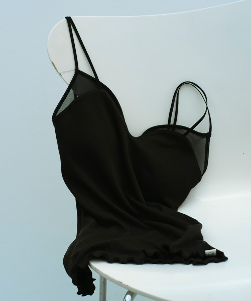 MIZUNO（ミズノ ）の「Mizuno×Ameri SHEER DOCKING CAMISOLE TOP