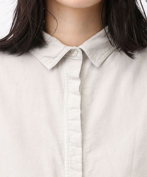 studio CLIP（スタディオクリップ）の「《natural by clip》製品染めシャツコールチュニック（その他トップス・レディース・ブルー/ライトグレー/スモーク・FREE）」の20枚目の写真
