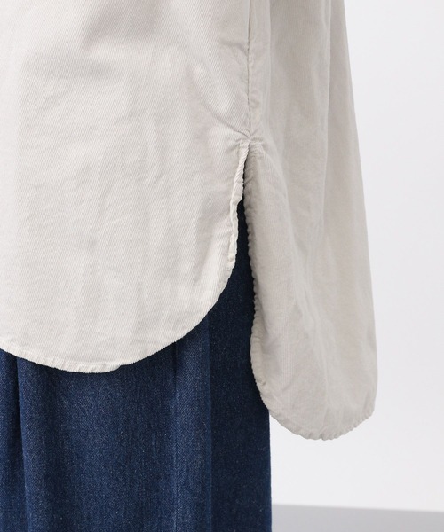 studio CLIP（スタディオクリップ）の「《natural by clip》製品染めシャツコールチュニック（その他トップス・レディース・ブルー/ライトグレー/スモーク・FREE）」の22枚目の写真