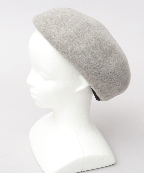 Sense of Grace（センスオブグレース）の「ウールメルトン ビッグ バスクベレー（ハンチング/ベレー帽・メンズ・アッシュグレー/ブラック/チャコール・FREE）」の12枚目の写真