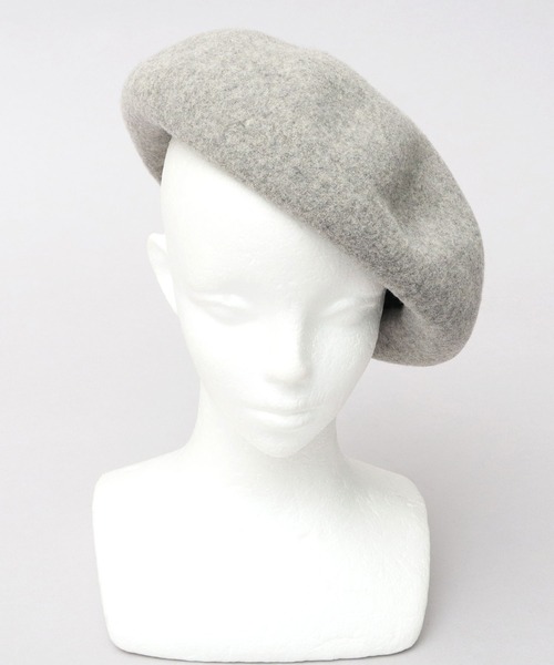 Sense of Grace（センスオブグレース）の「ウールメルトン ビッグ バスクベレー（ハンチング/ベレー帽・メンズ・アッシュグレー/ブラック/チャコール・FREE）」の13枚目の写真