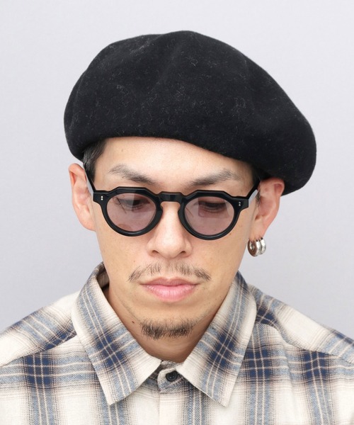 Sense of Grace（センスオブグレース）の「ウールメルトン ビッグ バスクベレー（ハンチング/ベレー帽・メンズ・アッシュグレー/ブラック/チャコール・FREE）」の16枚目の写真