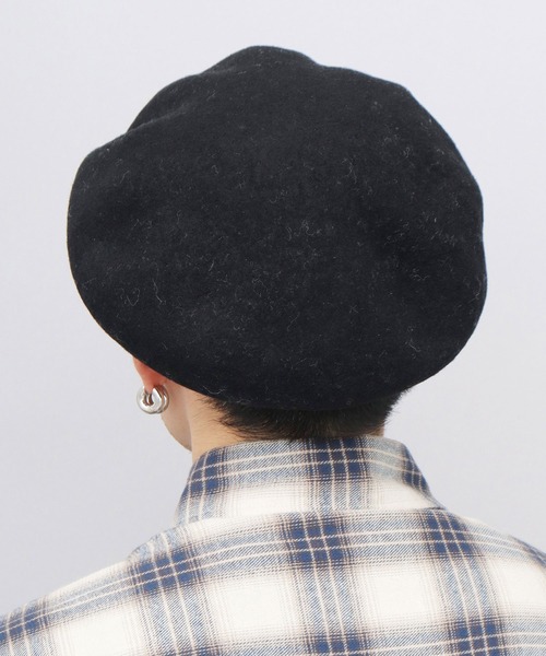 Sense of Grace（センスオブグレース）の「ウールメルトン ビッグ バスクベレー（ハンチング/ベレー帽・メンズ・アッシュグレー/ブラック/チャコール・FREE）」の18枚目の写真