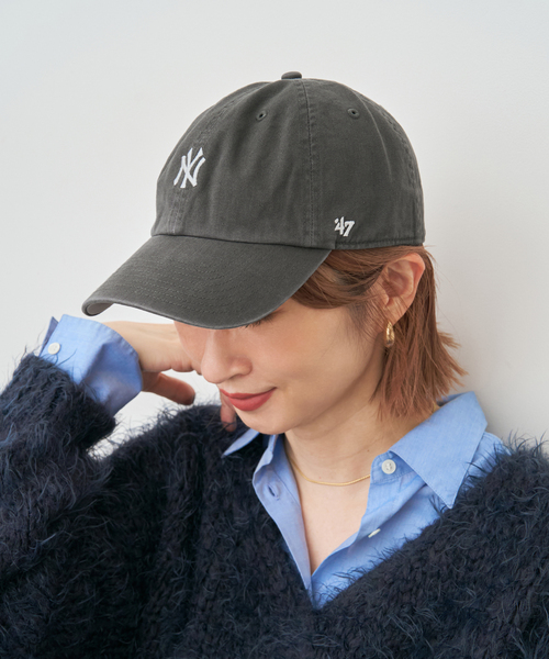 Spick & Span(スピックアンドスパン)の「《WEB限定》'47 / フォーティーセブン YANKEES キャップ(キャップ・レディース・ブラウン/ブラック系その他・FREE)」の3枚目の写真