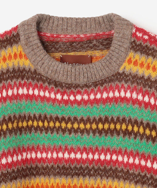 MONITALY(モニタリー)の「monitaly | フェアアイル ニットプルオーバー BROWN MEN(ニット/セーター・メンズ・ブラウン系その他・M/L)」の4枚目の写真