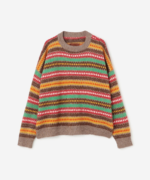 MONITALY(モニタリー)の「monitaly | フェアアイル ニットプルオーバー BROWN MEN(ニット/セーター・メンズ・ブラウン系その他・M/L)」の11枚目の写真