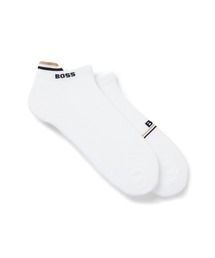 BOSS（ボス）の「ソックス2足セット アンクルレングス ロゴ（ソックス/靴下）」