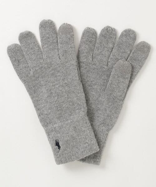 シグネチャー ポニー ニット タッチ グローブ（手袋）｜POLO RALPH