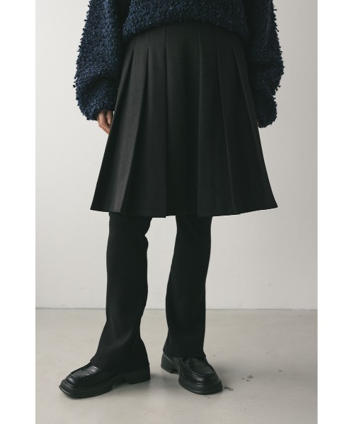セール】ニーレングスタックフレアスカート（スカート）｜STYLEMIXER