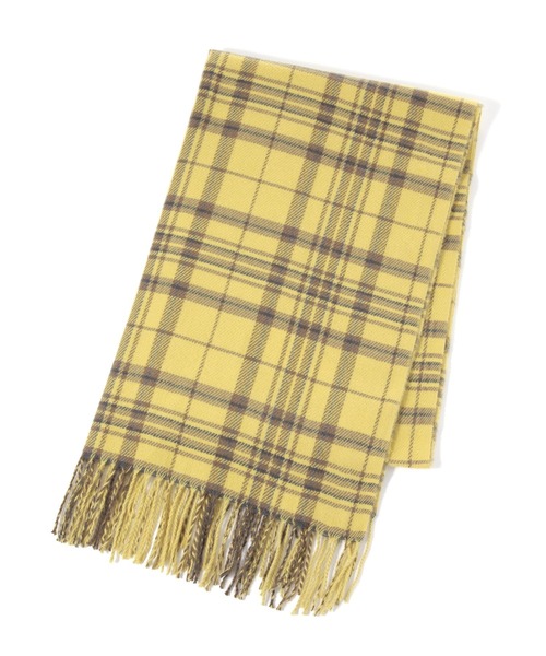 GLOBAL WORK（グローバルワーク）の「静電軽減柄ストール/579543（マフラー・レディース・オフホワイト/ライトイエロー/ライトブルー/ブラック/ホワイト系その他3/ダークブラウン/ネイビー/ベージュ・FREE）」の8枚目の写真