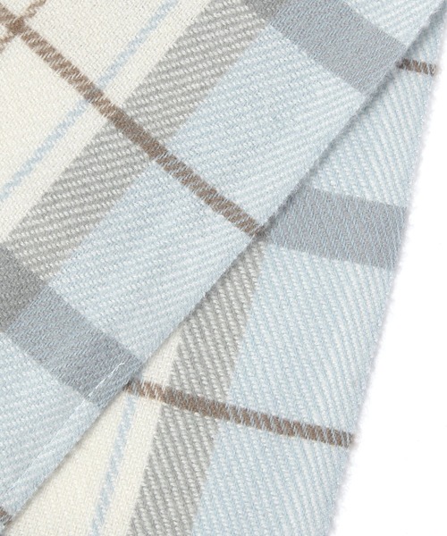 GLOBAL WORK（グローバルワーク）の「静電軽減柄ストール/579543（マフラー・レディース・オフホワイト/ライトイエロー/ライトブルー/ブラック/ホワイト系その他3/ダークブラウン/ネイビー/ベージュ・FREE）」の19枚目の写真