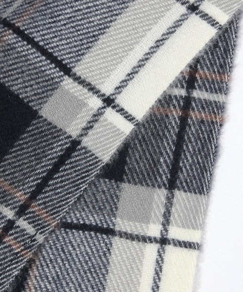 GLOBAL WORK（グローバルワーク）の「静電軽減柄ストール/579543（マフラー・レディース・オフホワイト/ライトイエロー/ライトブルー/ブラック/ホワイト系その他3/ダークブラウン/ネイビー/ベージュ・FREE）」の20枚目の写真